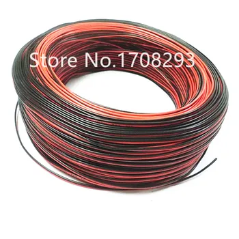 

600m 2000FT 20awg Red/Black Hookup Wire 2pin 5V 12V 24V DC Extension Cable Wire Cord for Led Strips Single Colour 3528 5050 2835