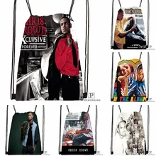 Пользовательские Танк это как я чувствую Drawstring сумка-рюкзак милый рюкзак дети сумка(черный назад) 31x40 см#180531-04-64