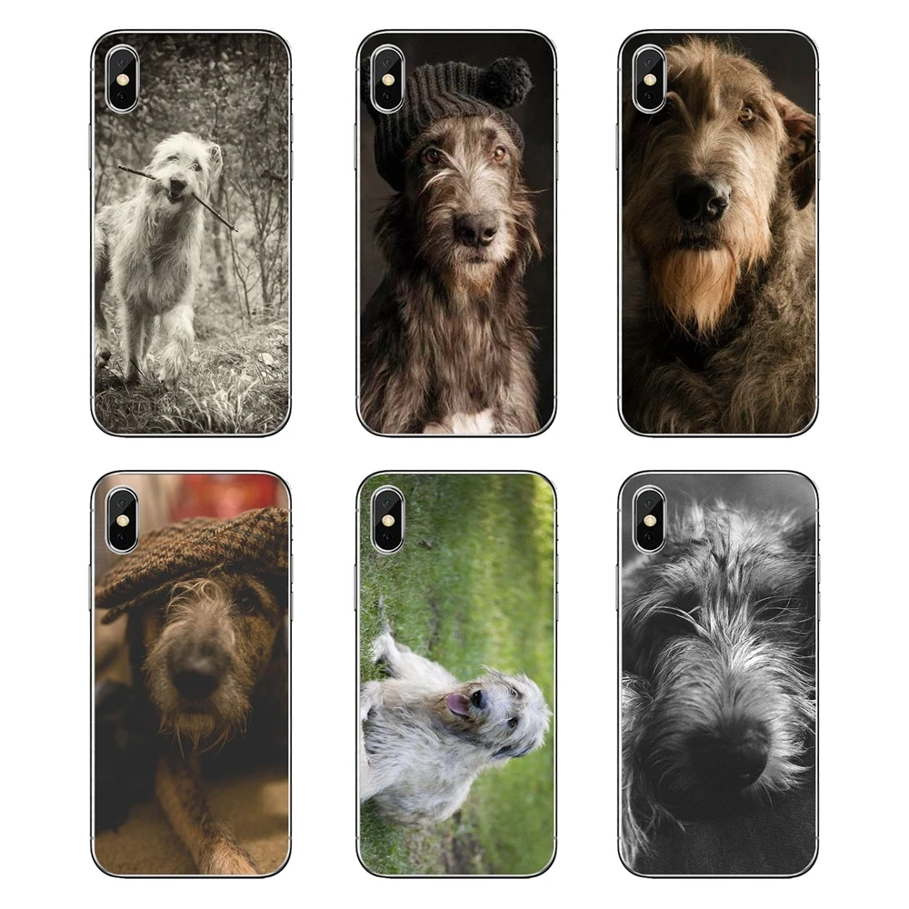 I Love My Irish Wolfhound Puppy Dog Italian For Xiaomi Mi A1 A2 5X 6X 8 lite SE Pro Max Mix 2 2S 3 Mi5 Mi5S Silicone Shell Cases | Мобильные