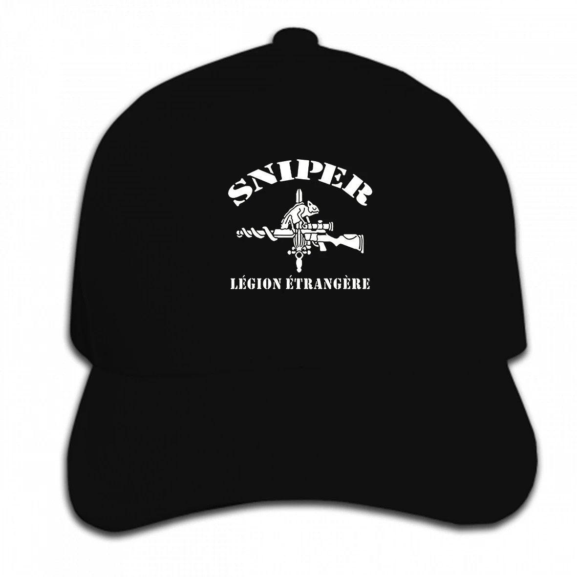 

Print Custom Baseball Cap Funny Men white Black Inspired French Foreign Legion Etrangere Special Forces Sniper Black Hat
