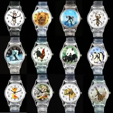 Dolphin/ Cat/ African Lion/ Tiger/ Penguin/ Giraffe/ Snake/ Rooster/ Monkey/ Polar Bear/ China Panda Sport Quartz Wrist Watch