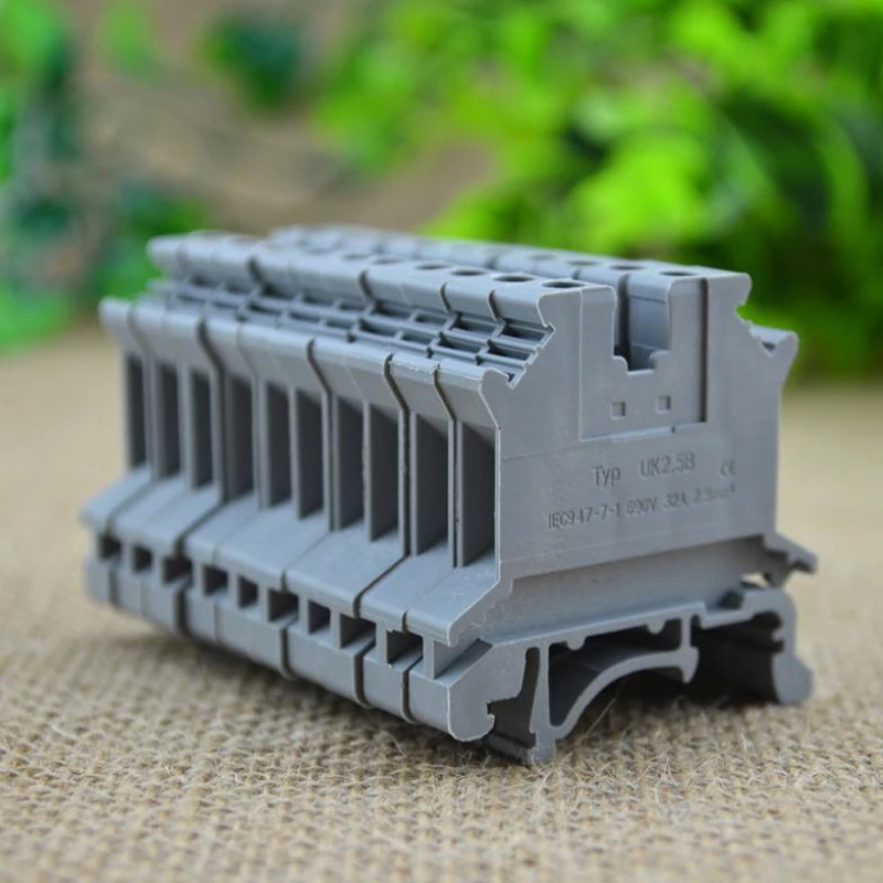 UK2.5B британская серия DIN рейка зажим клеммные блоки полоса|block resin|block icerail tool |