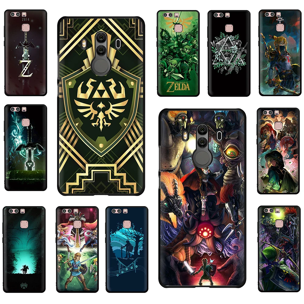 

The Legend Of Zelda Soft Silicone phone case for Huawei P8 P9 P10 P20 Mate 10 20 Pro Lite Plus Mini P Smart 2019
