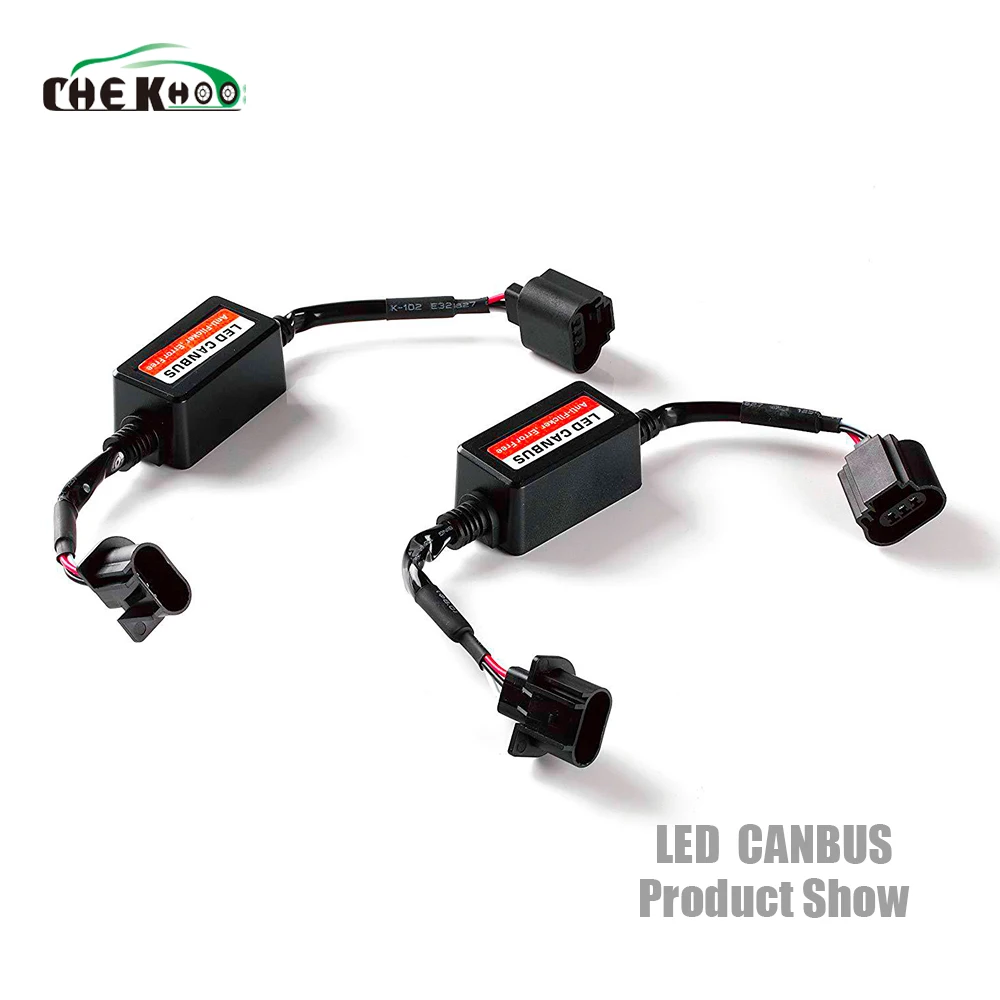 

1PCS H4 H3 H7 H8 H9 H11 HB3 9005 HB4 9006 Car LED Headlight Bulbs Canbus Lamp Light Decoder Resistor Wire Harness Adapter