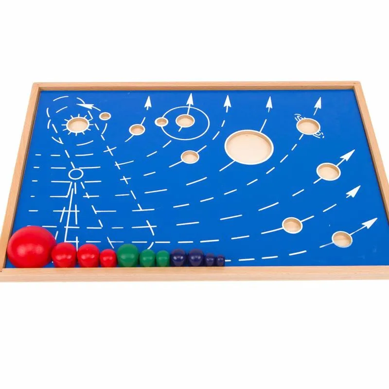 

Nine Planets Children Scientific Exploration Educational Toy Montessori Material Wooden Puzzle Tools