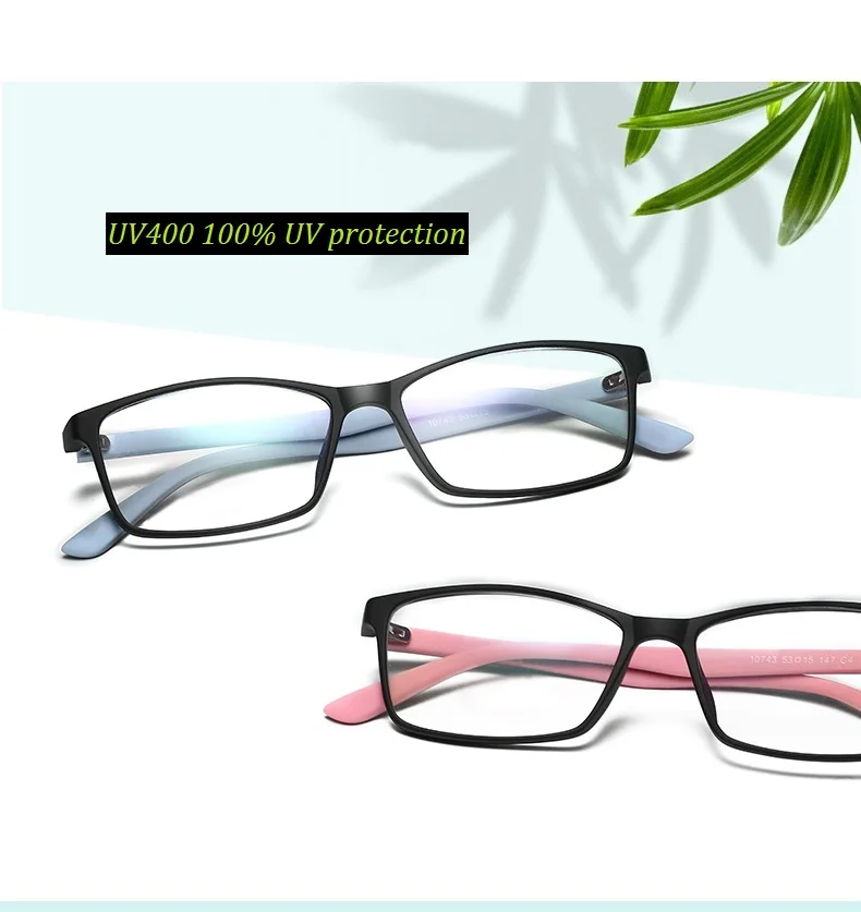 Сверхлегкий TR90 оправа анти-голубые лучи очки для мужчин и женщин унисекс прозрачные линзы Близорукие оптические очки оправа очки De Sol