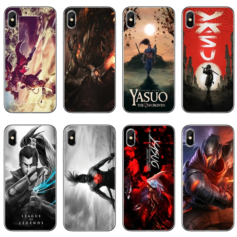 

game LOL MID Yasuo League of Legends For Huawei Honor 10 9 Lite 8 8C 8X 7C 7X 7A 6C pro 6 Play 6X 6A 5A LYO-L21 V8 V10 case