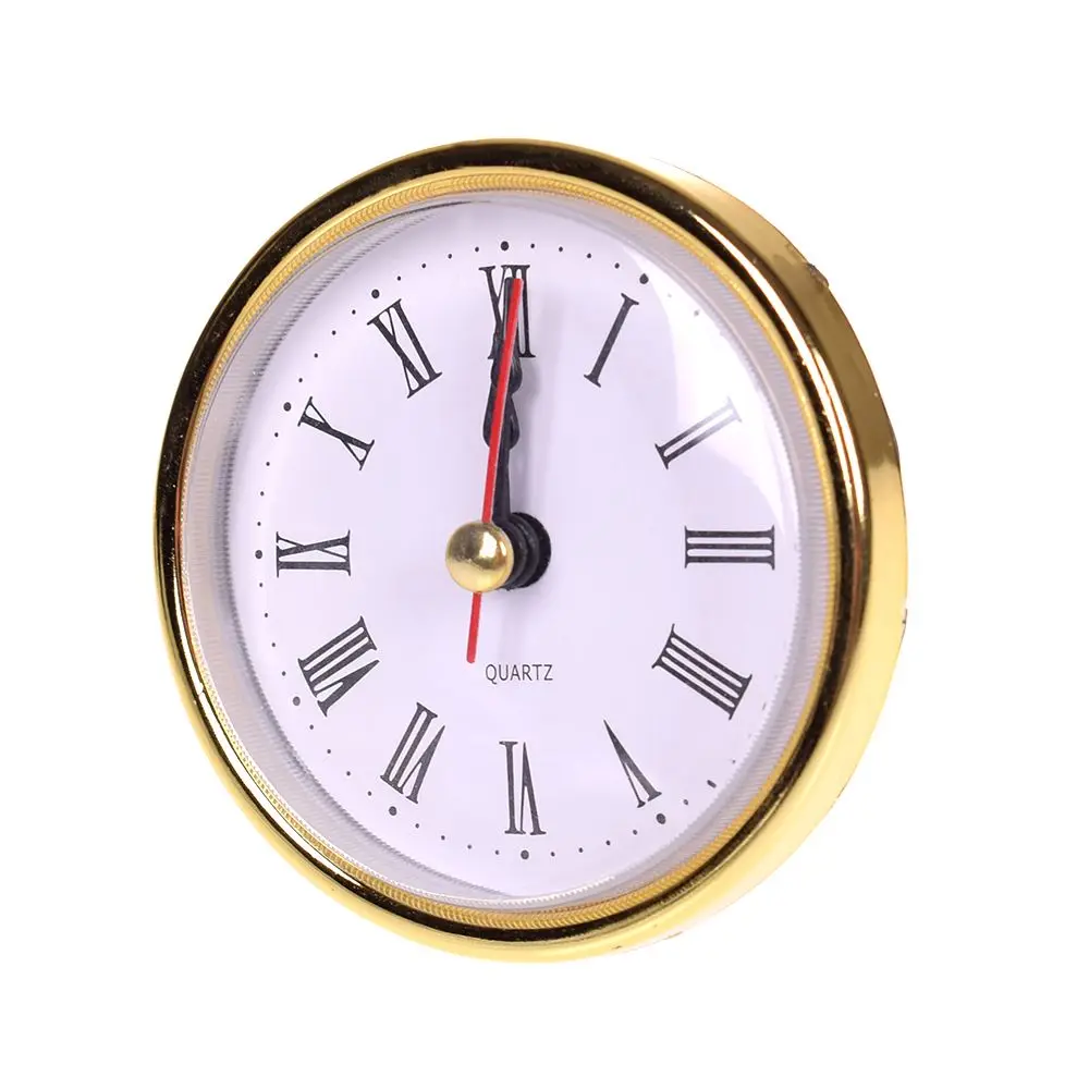 Классические часы с кварцевым механизмом 2-1/"(65 мм) круглые часы с головкой DIY часы с римскими цифрами аксессуары