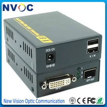 THF123DKM 4K* 2K 1080P DVI по оптоволокну USB удлинитель поддерживается клавиатура+ мышь, 4K DVI KVM волоконный удлинитель с 10G SM DX 2KM LC SFP