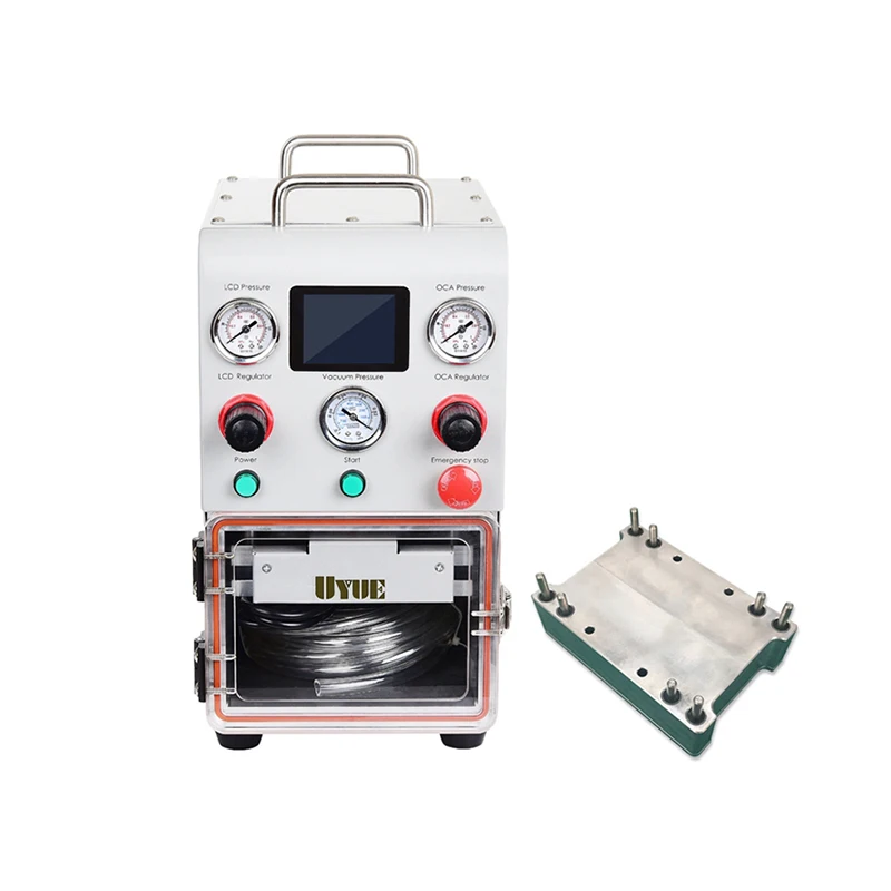

2019 Release Mini OCA Vacuum Laminating Machine for Samsung Edge Curve Screen iPhone and Other Straight LCD Refurbish