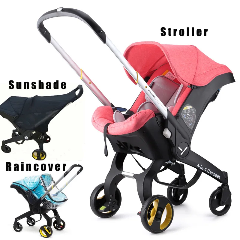 

Baby Stroller Accessories Waterproof Raincover Sunshade Transparent Wind Dust Shield Open For Doona Baby Stroller