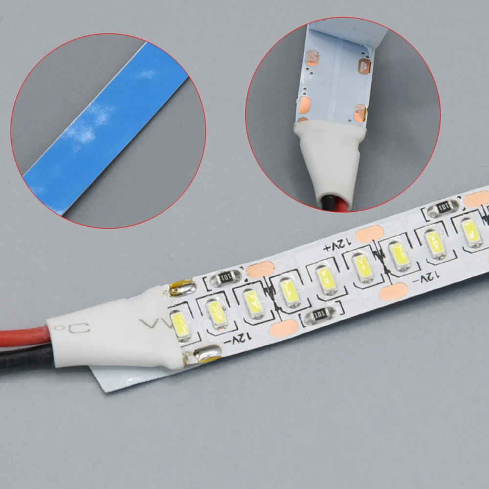 5 м 1200 светодиодный S 12V 3014 SMD Светодиодные ленты 12-14LM 240 светодиодный/M золотая линия светодиодный лента светильник Холодный белый Теплый белый натуральный белый