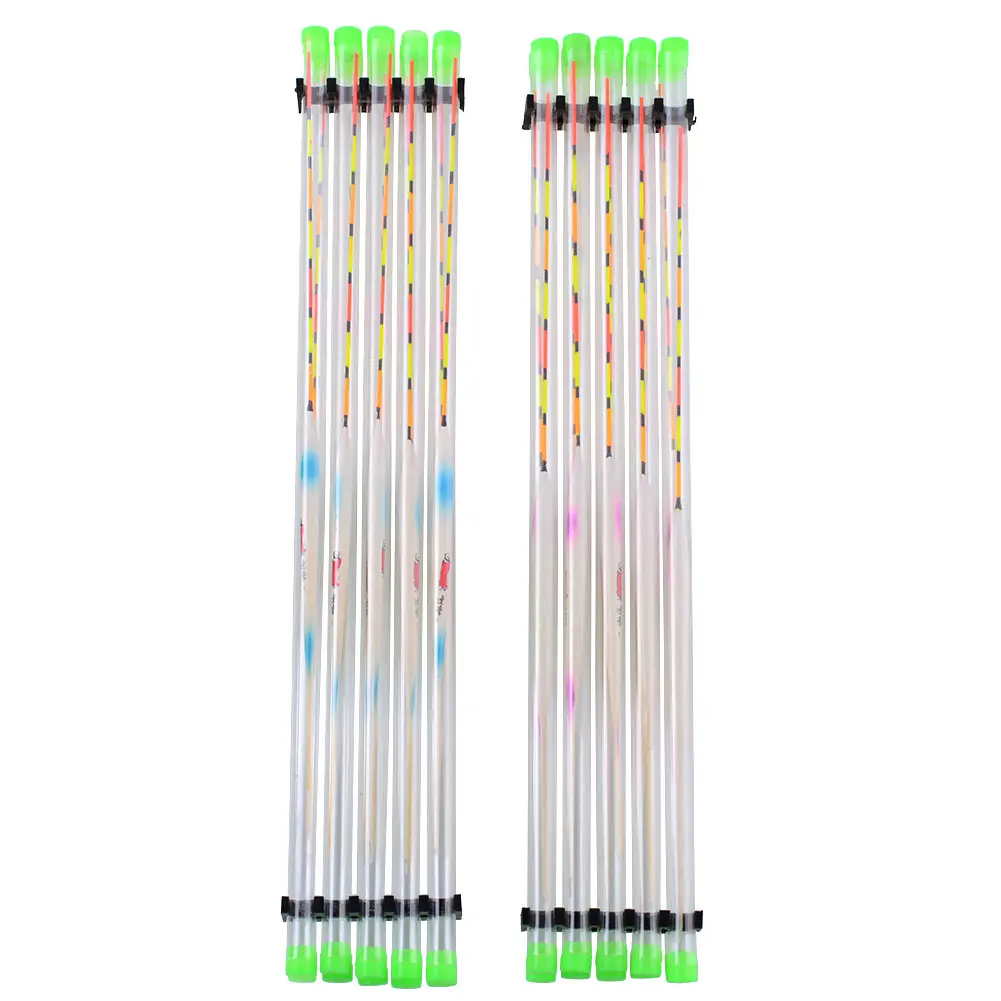 Ì¿Ì¿Ì¿(â€¢Ìª )10Pcs/lots Wood Vertical Fishing light Fish Fish 