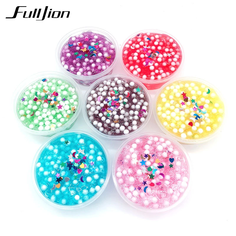 Fulljion Soft Light Clay Slime Toys Polymer Modeling Fluffy Putty Lizun Plasticine Foam Beads Daiso Box Fimo Handgum | Игрушки и хобби