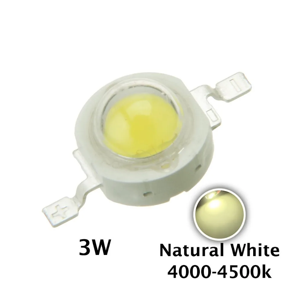50 шт. 1 Вт 3 Вт Высокая мощность светодиодный лампы белый/теплый белый 30mil 45mil чипы высокий светильник s Высокая мощность