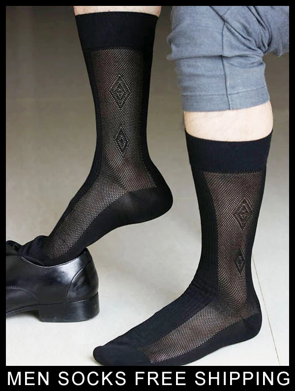 Формальный костюм шелковые носки для кожаной обуви мужские пикантные носки тонкие прозрачные гей носки Фетиш коллекция чулки