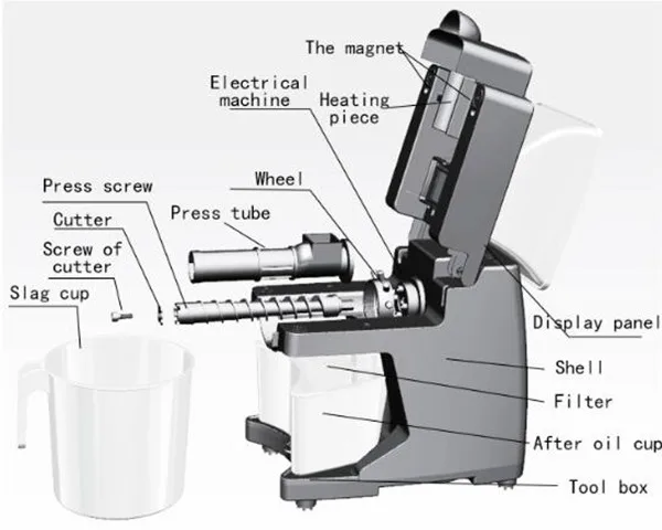 Home use oil press machine (7)