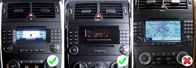 Mercedes-Benz A W168 1999 Radio / CD / DVD / GPS Head Unit A1708200386 