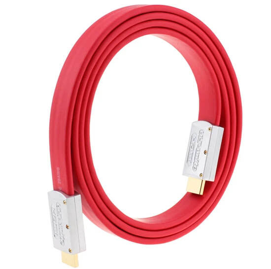 4K HDMI 2 0 плоский кабель с металлической головкой 1 м 5 3 10 15 20 25 30 40 50 19 + стандартная