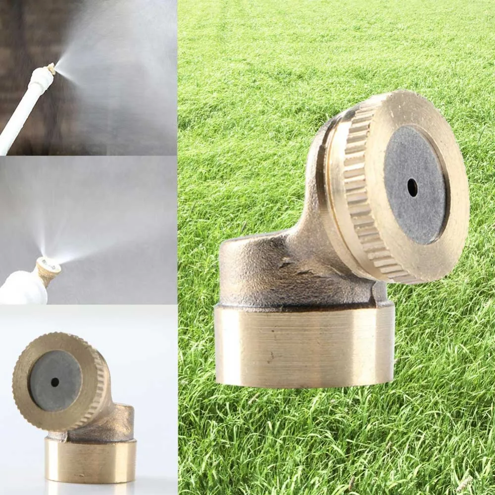 New Style 4Choice Hole Brass Spray Misting Nozzle Sprinkler Head Greenhouse Irrigation Garden