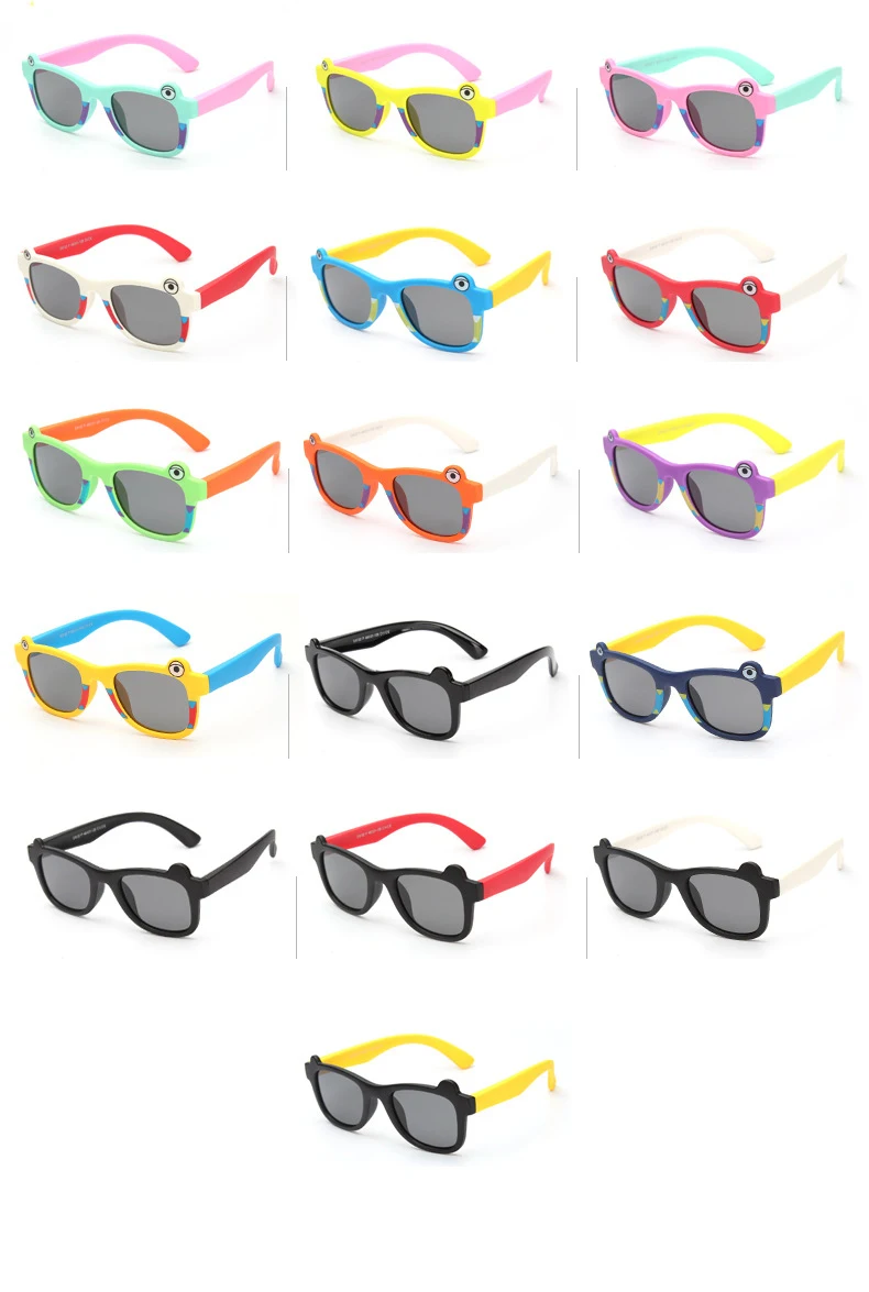 BOYSEEN детские солнцезащитные очки Брендовая Дизайнерская обувь силиконовые защитные очки поляризованные очки для детей с диапазона 8132