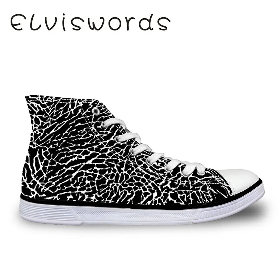 

Women's High-top Vulcanized Shoes Canvas Shoes Fashion Printed Cute Lace-up Flat Casual Shoes Wear Resistant Students Sneakers