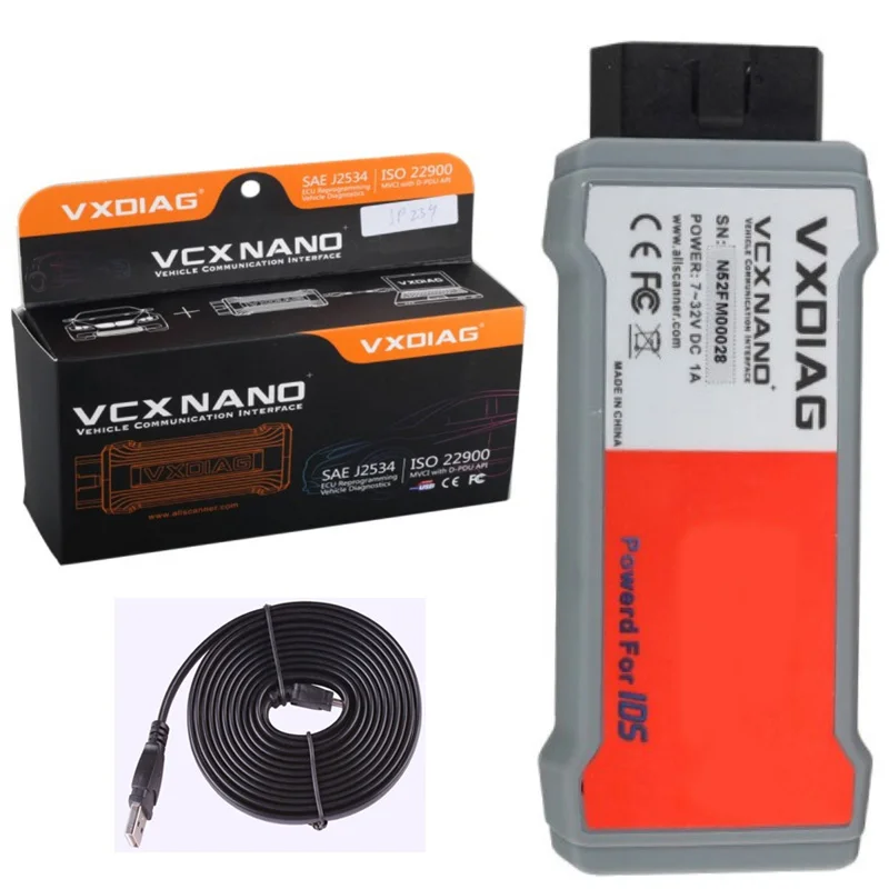 VXDIAG VCX NANO для Ford/Mazda 2 в 1 USB/Wifi IDS V112 VXDIAG VCX NANO автоматический сканер многоязычная версия диагностического инструмента