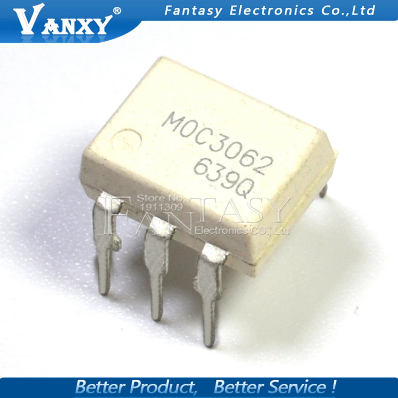 10PCS MOC3062 DIP6 DIP new and original IC-in Integrated Circuits from ...