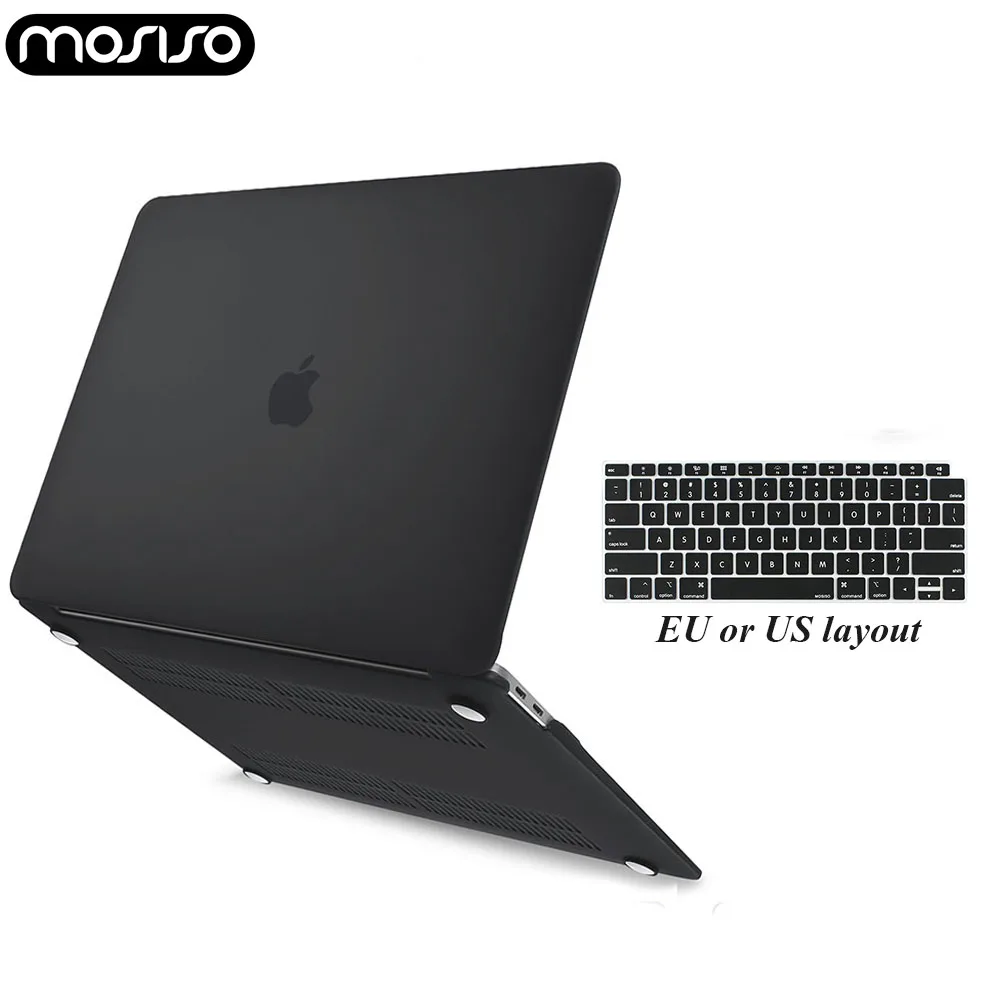 MOSISO Laptop Cases for Apple Macbook Air 13 13.3 Touch ID 2018 Protective Shell Cover for