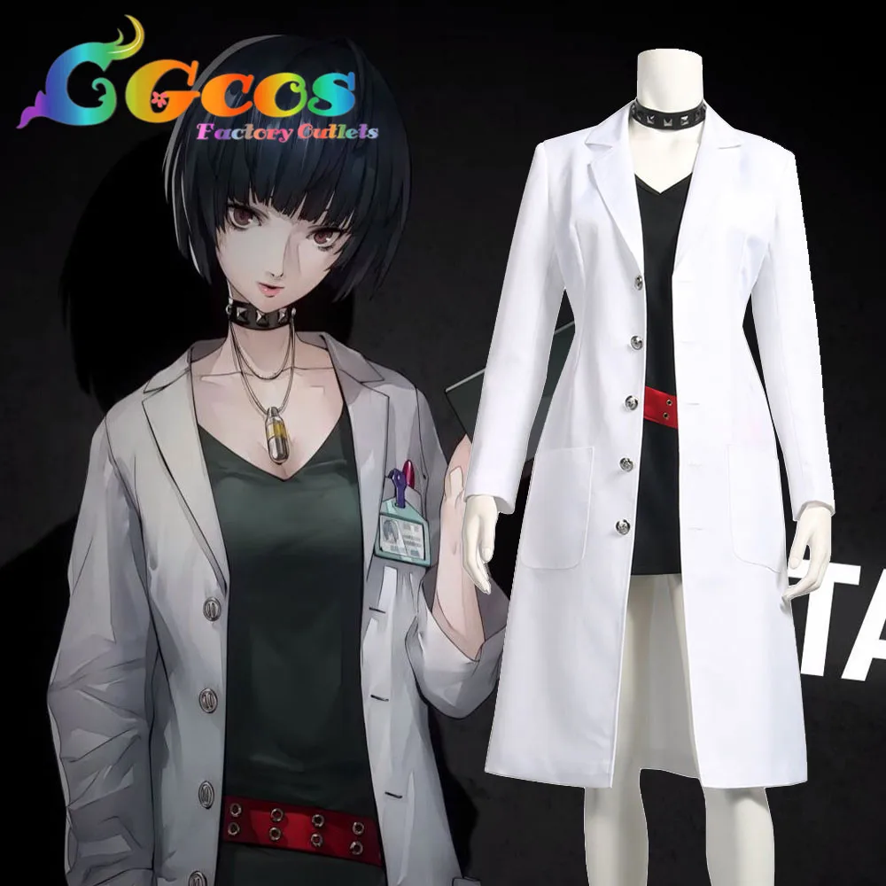 CGCOS Бесплатная доставка Косплей Костюм Persona 5 Persona5 P5 Tae Takemi униформа новый в