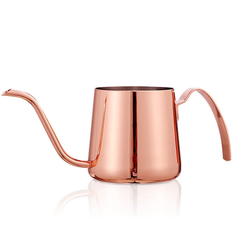 

260ml Stainless Steel Hand Punch Pot Coffee Pots with Lid Drip Gooseneck Spout Long Mouth Coffee Kettle Teapot