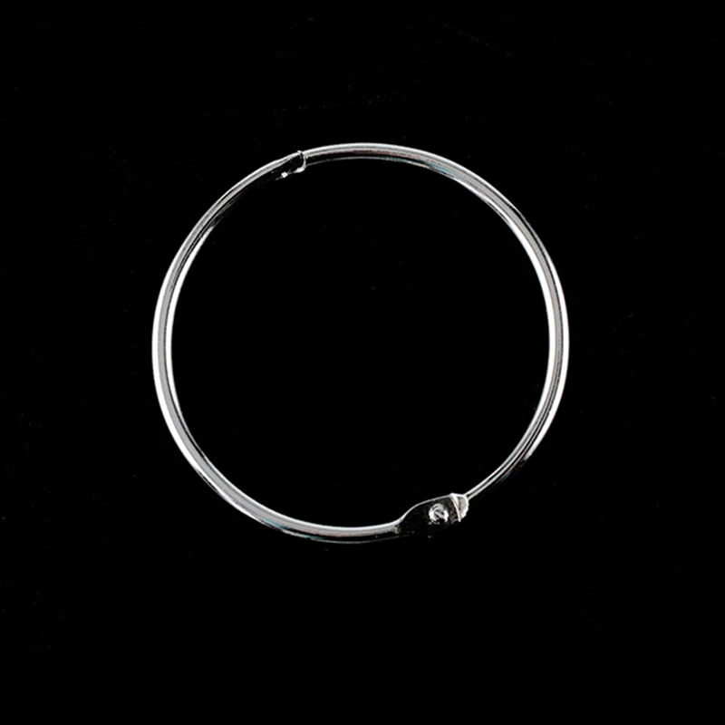12 шт. 50 мм Серебряные Крючки для занавесок нержавеющий крючок металлическое кольцо для ванной драпировка застежка с петлями для украшения дома