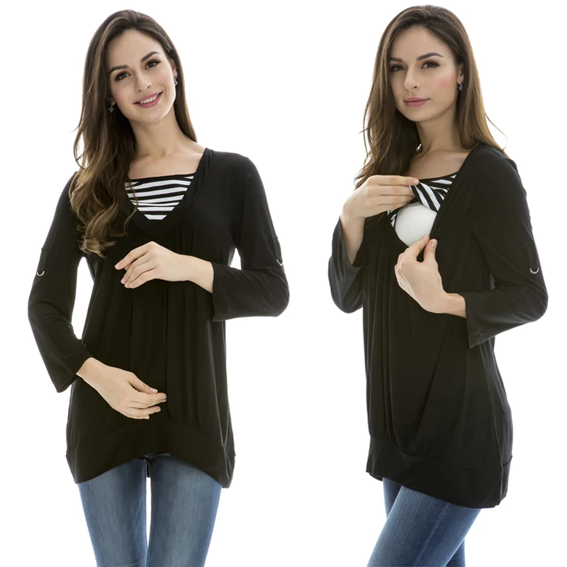 Wholesale Maternity Nursing Tops Breastfeeding Clothes Fashion Useful