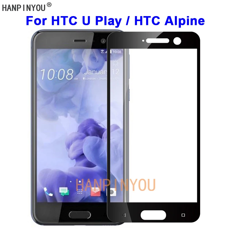 

For HTC U Play / HTC Alpine 5.2" New 9H Hardness 2.5D Full Cover Toughened Tempered Glass Film Screen Protector Protect Guard