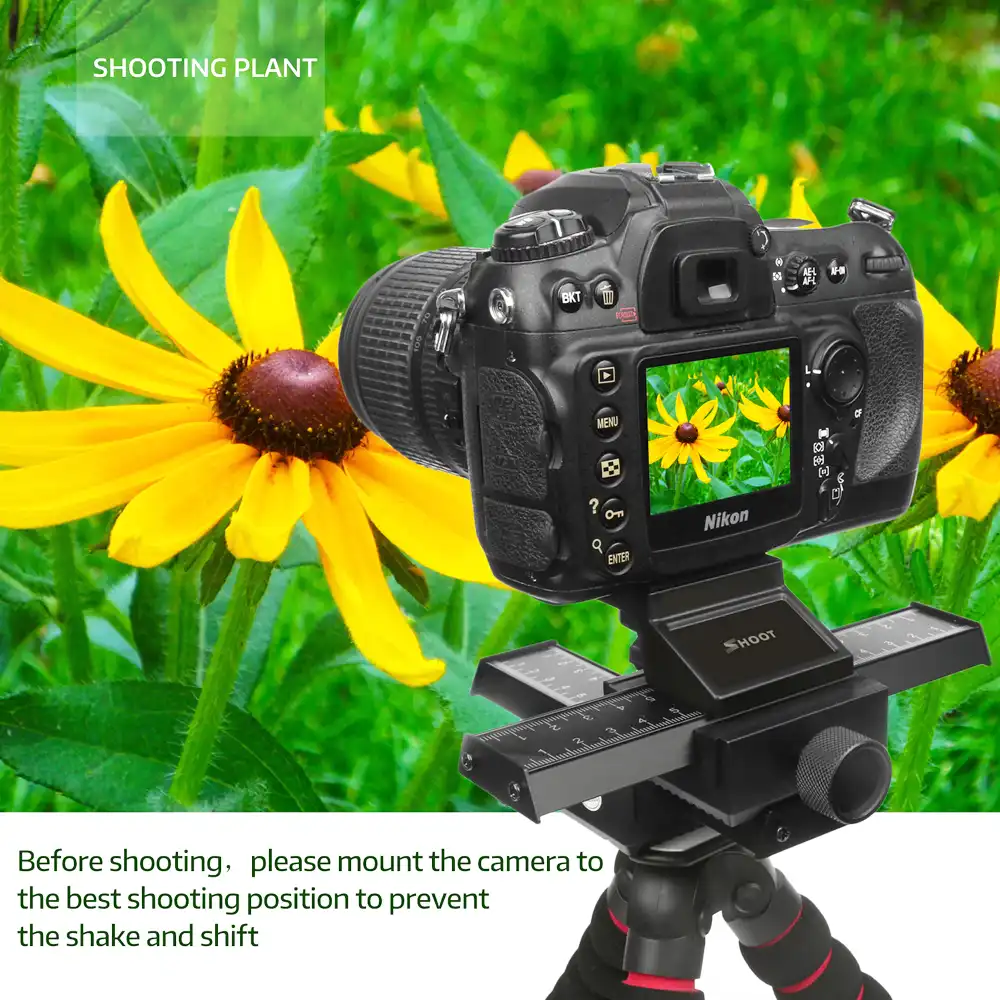 4 Way Macro Focusing Rail Slider Close-up Shooting fr Canon Sony Pentax Nikon