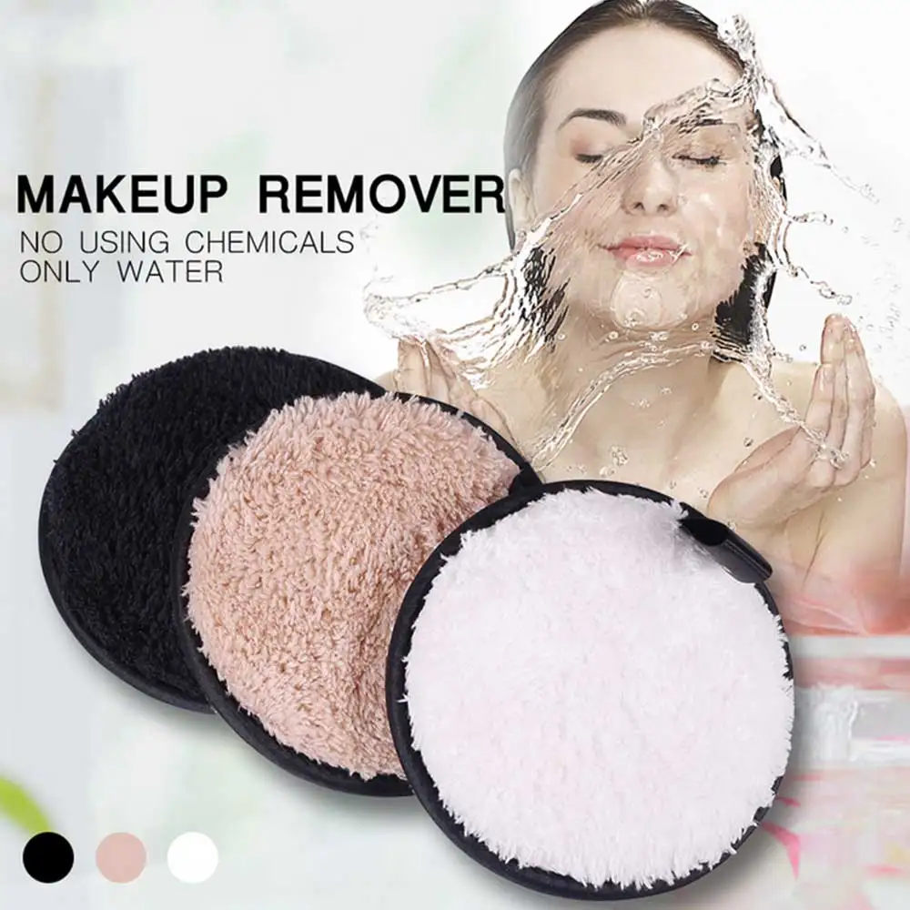 

1PC Soft Microfiber Makeup Remover Towel Face Cleaner Plush Puff Reusable Cleansing Cloth Pads Foundation Face Skin Care Tools
