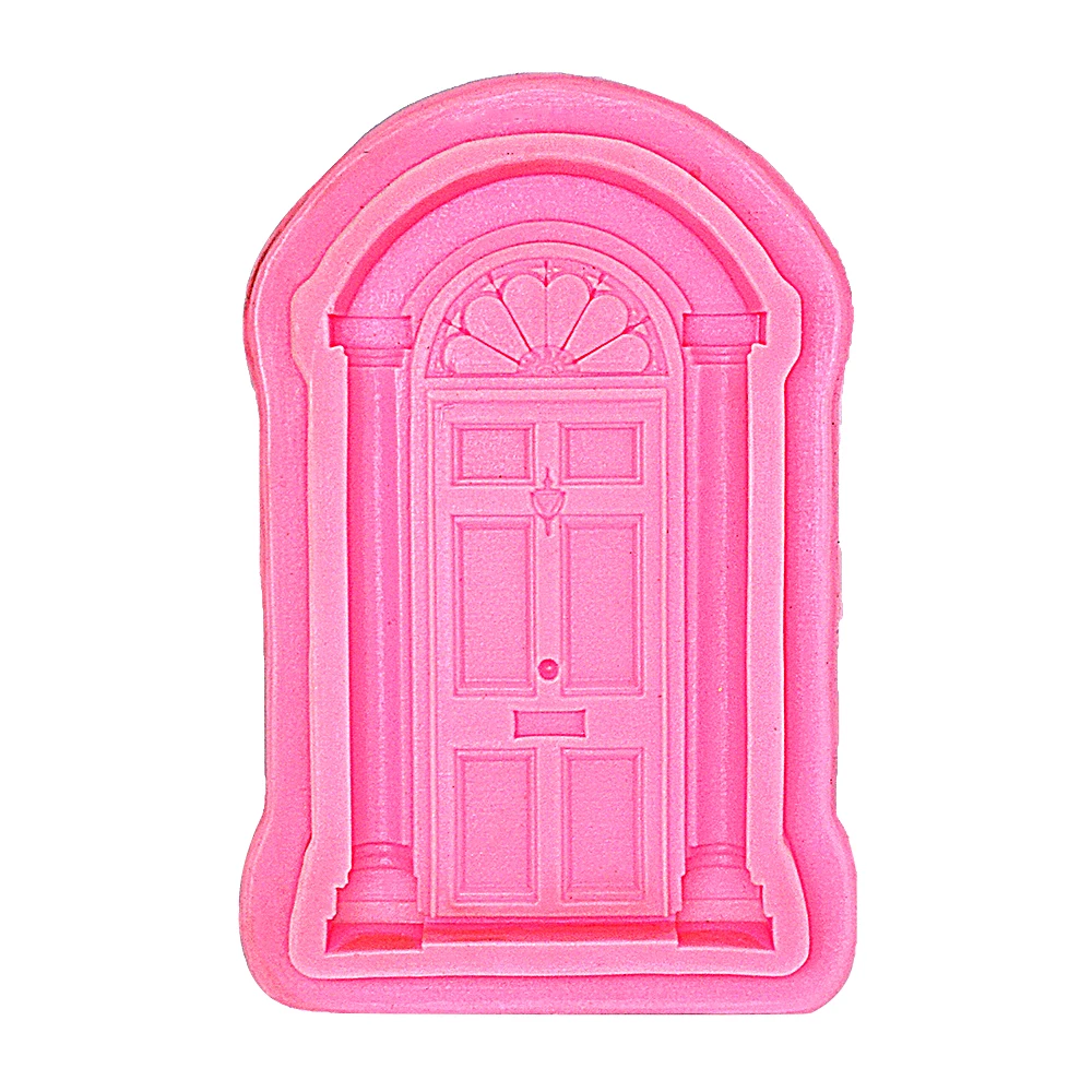 Door Fondant Silicone Mold Border Jewelry Wedding Cake Tools Stencil Cupcake Decoration Confeitaria | Дом и сад