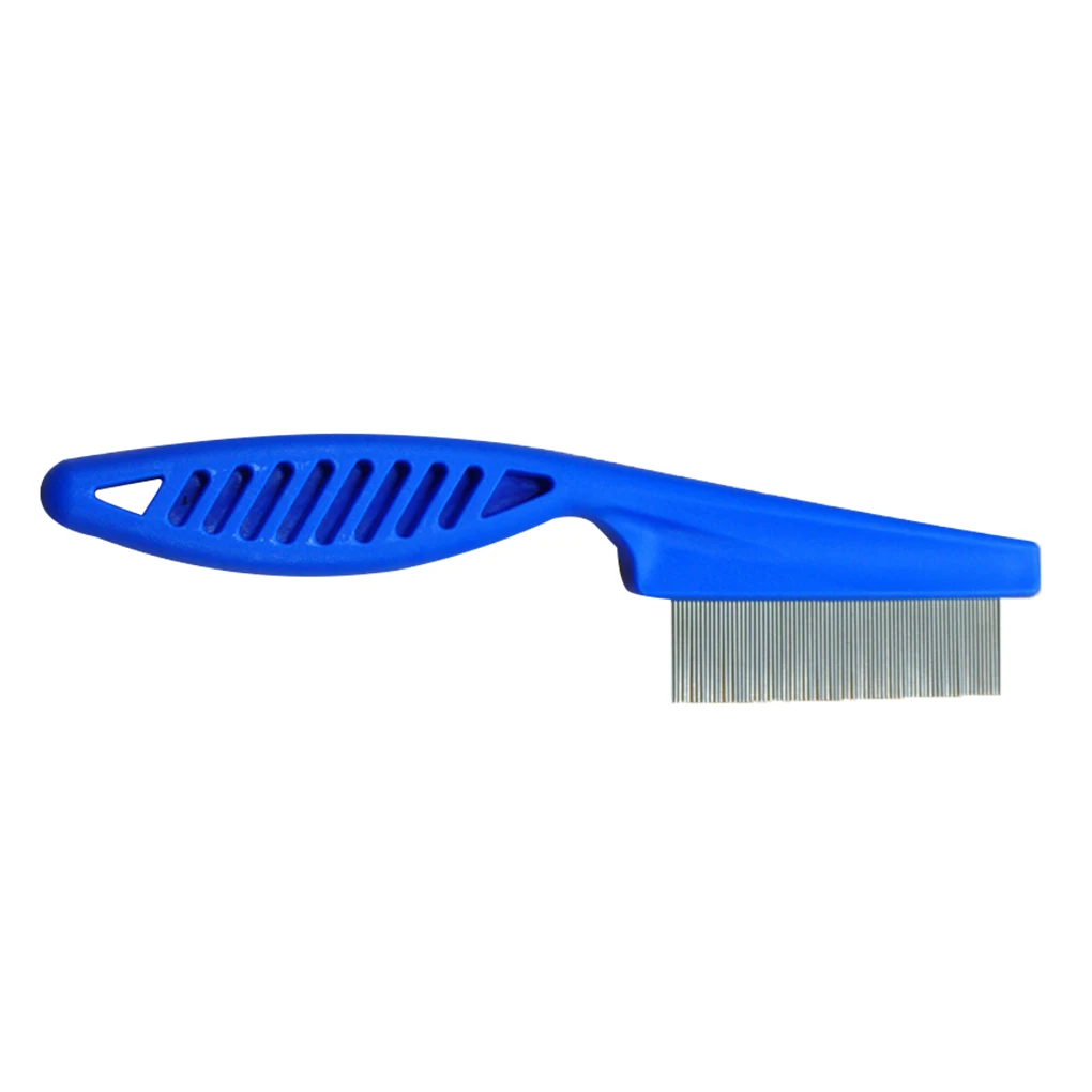 Buy Stainless Steel Dog Comb Fine Dog Animal Care Brush Dog Hair Comb Metal