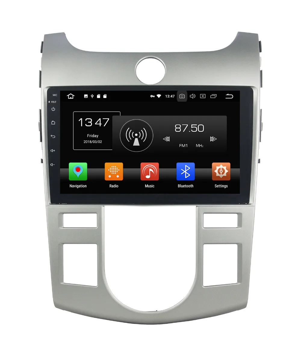 Clearance 9 inch 4G RAM 32G ROM Android 8.0 car dvd player for kia forte cerato 2008-2012 car gps navigation car stereo Radio head unit 1