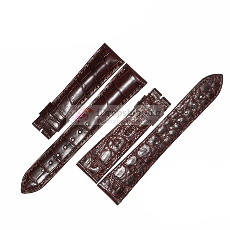 

Customized Watch Strap Double Side Crocodile Watchbands Handmade for You Custom Replacement Luxury Alligator Watch Band EE18