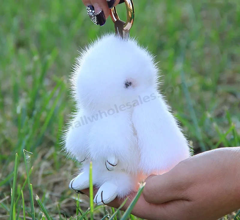 High End Natural Original Kopenhagen Mink Fur Rabbit Keychains Cute Bunny Pendant Fashion Bag Charms Mink Fur Accessories Charms Gold Charm Slidecharm Pendants Aliexpress