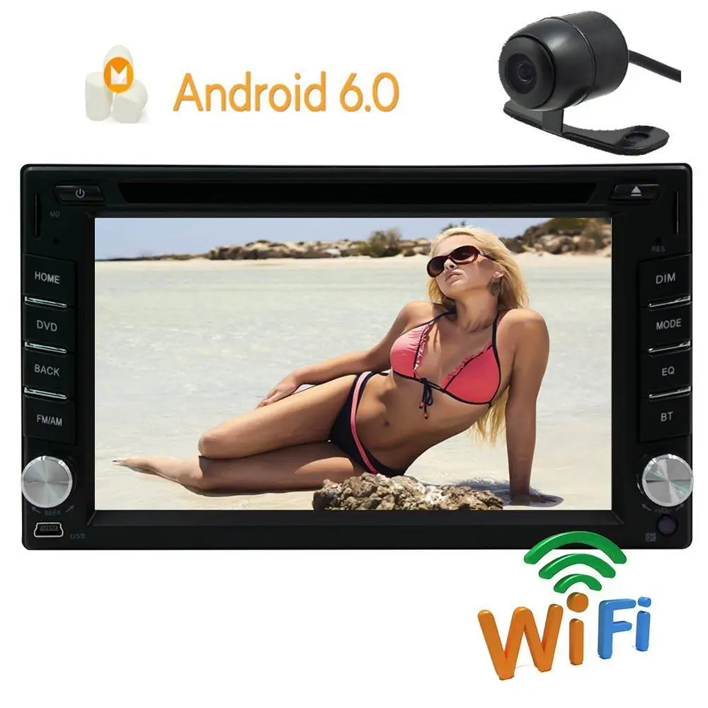 2Din In Dash Car font b GPS b font Sat Nav Navigation HD Android Head Unit