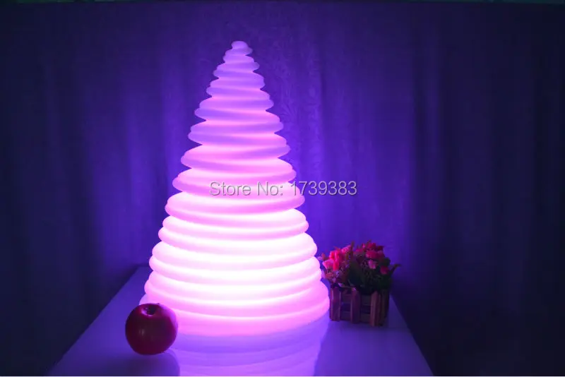 

Free Shipping Touch Senor Waterproof Multicolor LED Christmas Tree Night Light Rechargeable LED Rasengan Tower Kids Light Gift