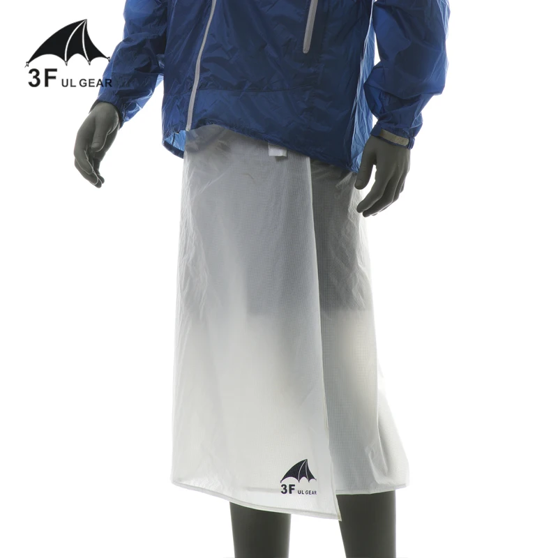 online 3f ul engrenagem Ciclismo Camping Caminhadas Calças De Chuva Respirável Leve Ultraleve Impermeável Chuva Saia Kilt 65g