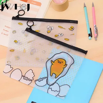 

1x Women Portable lovely PVC waterproof Multifunction Zipper document envelope Cosmetic Bag data Case School Supplies stationery