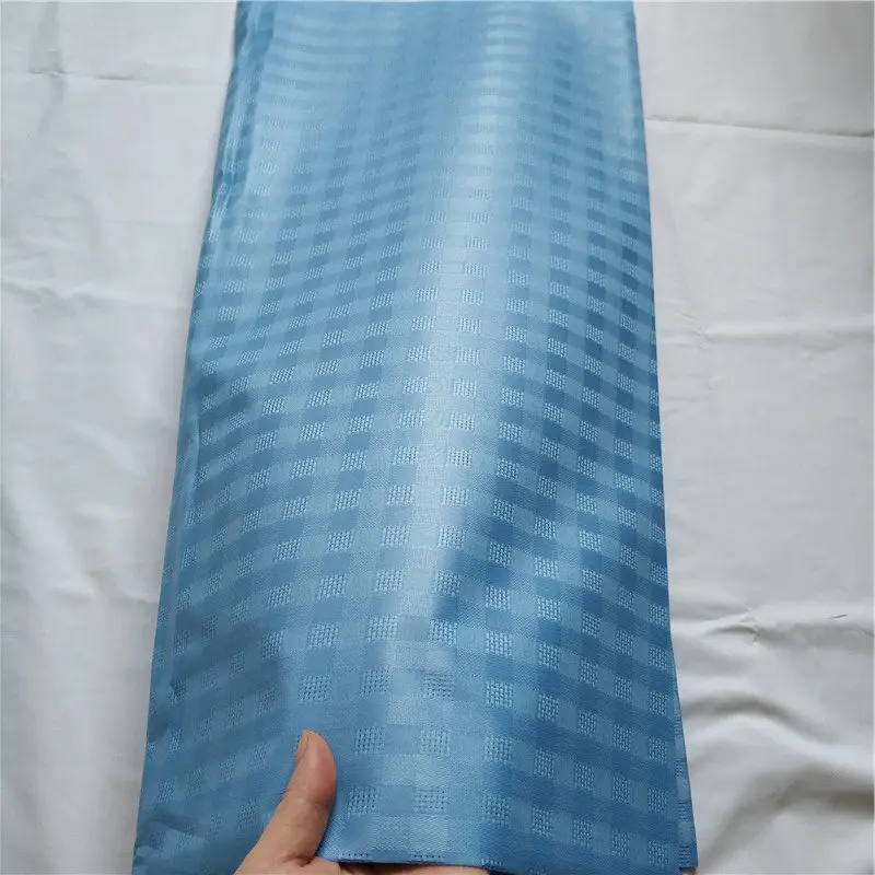Африканская Мужская Ткань Atikulace, Мужская Ткань, нигерийская ткань Atikufabric для мужчин, небесно-голубая ткань атику, 5 ярдов