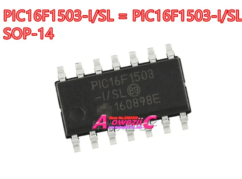 

Aoweziic 2018+ 100% new original PIC16F1503-I/SL SOP-14 PIC16F1503-I/ST TSSOP-14 PIC16F1503-I/P DIP-14 MCU microcontroller