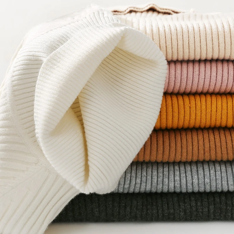 

Turtleneck Sweaters Women Autumn Full Sleeve High Neck Thick Warm Pullovers Knit Jumper Ladies Slim Waist Elastic Winter Sweater