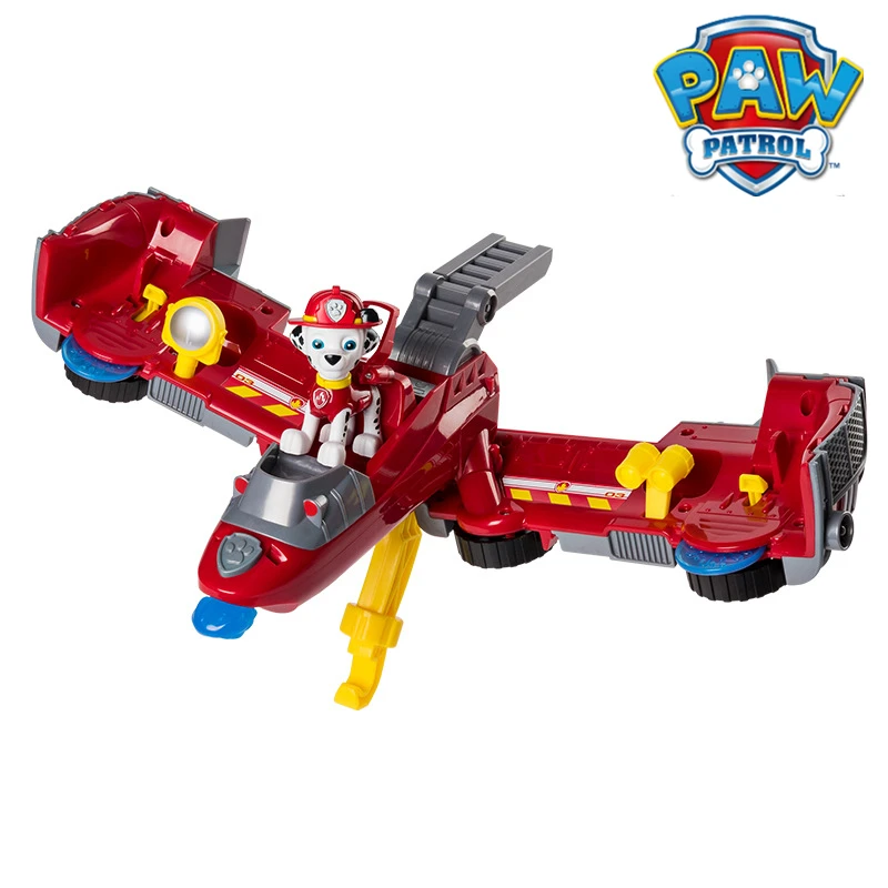 Paw Patrol Marshall Toy Aircraft Car Deformation 2-in-1 Set Vehicle Transforming Model Action Anime Figure toys of children Gift Paw Patrol Marshall Toy Aircraft Car Deformation 2-in-1 Set Vehicle Transforming Model Action Anime Figure toys of children Gift
