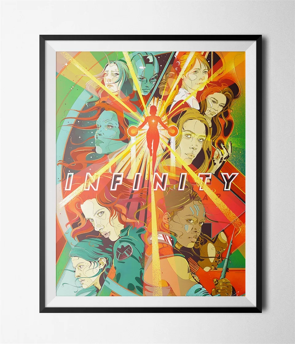 Мстители Бесконечная война фильм Marvel плакат Wall Art Для Гостиная домашнего декора